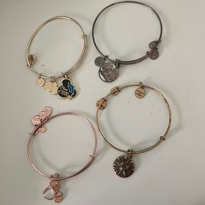 Set of Disney Alex and Ani bracelets